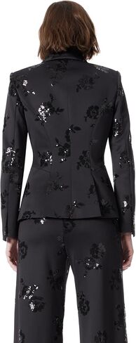 Women's Angela Seamed Double Button Front Blazer with Lining Standard in Saudi Arabia