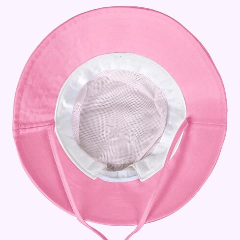 2pcs Kids Sun Hat for Girls Toddler Kids Bucket UV Protection Wide Brim Unicorn Beach Fishing Hat for Girls in Saudi Arabia