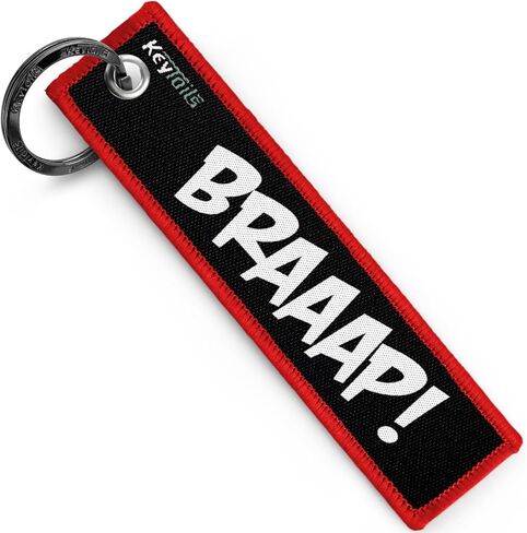 KEYTAILS Keychains, Premium Quality Key Tag for Motorcycle, Car, Scooter, ATV, UTV [BRAAAP!] in Saudi Arabia