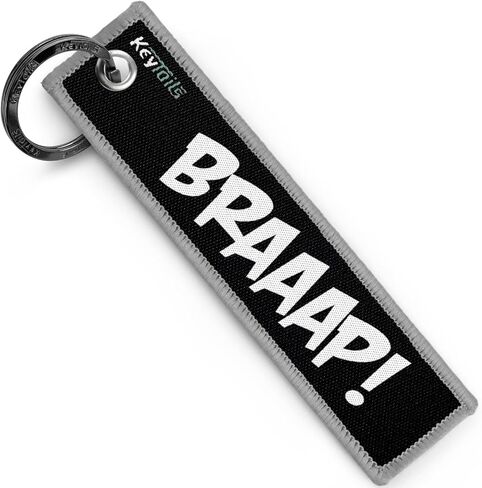 KEYTAILS Keychains, Premium Quality Key Tag for Motorcycle, Car, Scooter, ATV, UTV [BRAAAP!] in Saudi Arabia