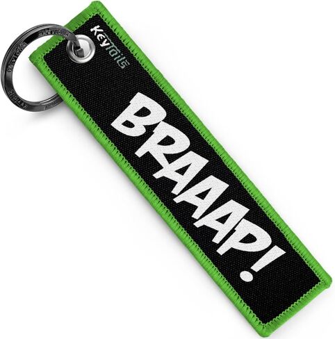 KEYTAILS Keychains, Premium Quality Key Tag for Motorcycle, Car, Scooter, ATV, UTV [BRAAAP!] in Saudi Arabia