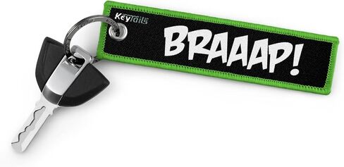 KEYTAILS Keychains, Premium Quality Key Tag for Motorcycle, Car, Scooter, ATV, UTV [BRAAAP!] in Saudi Arabia