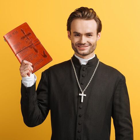 دفتر يوميات جلدي، مجلة مسيحية قابلة لإعادة التعبئة للرجال، جوشوا 1v9، آية الكتاب المقدس المنقوشة، مجلة الكتاب المقدس الملهمة، هدية التشجيع المسيحي لعيد الميلاد للنساء (أنت جميلة) in Kuwait