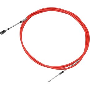 Motoforti Universal 500cm 16FT 33C/3300 Marine Boat Throttle Shift Control Cable Red with Fastening Head for Yamaha Outboard Engine - Pack of 1 Long-lasting