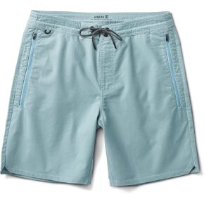 Roark Men's Layover 2.0 Drawstring Travel Short, Stone Blue, 36