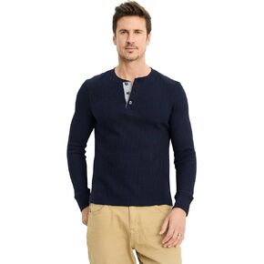 Jockey Men's Baselayer Long Sleeve Waffle Henley