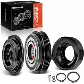 A-Premium Air Conditioner AC Compressor Clutch Kit Compatible with Ram 1500 2019-2021, 1500 Classic 2019 & Jeep Wrangler 2020-2023, 3.6L