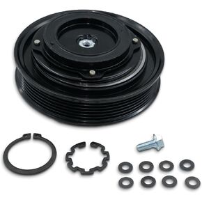 A/C Compressor Clutch Assembly Kit Pulley Coil Set - Compatible with Honda Odyssey 3.5L 2005-2007, Pilot, Ridgeline, Accord, Acura TL, MDX