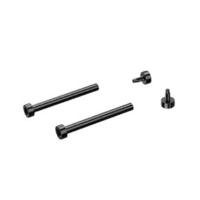 22mm Smart Watch Accessory Watch Band Lug Link Pins Stainless Steel Screw Tube Kit Compatible with Garmin Fenix 5/5 Plus 935 945 S60 Fenix 6/6 Pro (Black) - 2 Screws, 2 Screwdrivers