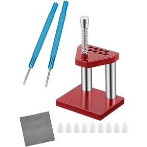 Watch Hands Repair Tool Kit with Removal and Press Tools, Watchmaker Watch Hand Presto Presser Lifter Puller Plunger Remover, Wristwatch Hand Setting Tools
