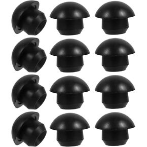12 PCS Bottle Jack Oil Filler Plugs, Rubber Conical Car Hydraulic Jack Oil Fill Plug Replacement, Portable Floor Bottle Plugs for Oil Reservoir Plug Seals Nozzle Repair Parts