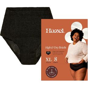Hazel Disposable Women’s Underwear, High-Waist Pull-Ups for Postpartum & Incontinence, Large, Ultra-Thin, 10-Count (1-Pack)