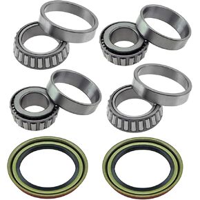 6pcs محمل العجلات الأمامية الأمامية وتجميع المحور من أجل 1973-2004 Ford E-100 E-150 Econoline Club Wagon E-350 Econoline E-150 Club Wagon F-100 F-250 Pickup F-150 / WTA13 WTA12 WS4148