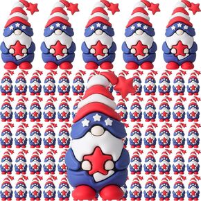 50 Pcs Mini Summer Gnomes Figures Beach Miniature Figurines Decors Tiny Summer Party Statues Gifts Small Gnomes to Hide Party Favors Supplies Office Home Decoration