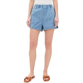 Madewell Women's Denim Pull-On Shorts in Marnie Wash