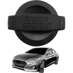 25441-B1000 Coolant Reservoir Cap Cover, Radiator Reservoir Cap Fit For Hyundai Genesi 15-16 G80 17-24 G90 17-22 Sonata 15-19 Nexo 2019-2023 Fit for Kia Cadenza 17-20 K900 19-20 Optima 16-20