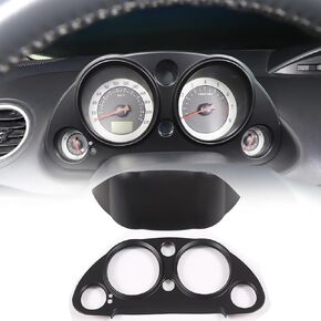 Center Console Dashboard Meter Panel Frame Trim Compatible with Mitsubishi Eclipse 2006-2011,Car Dash Instrument Panel Speedometer Frame Molding Cover Trim Accessories (ABS Carbon)