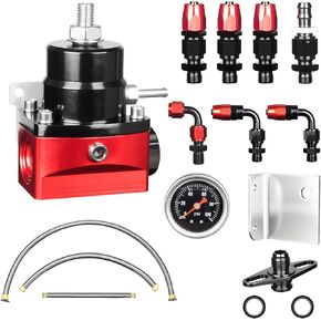 Fuel Pressure Regulator 6AN EFI Bypass Return Adjustable (30-70PSI)