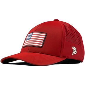 Branded Bills Old Glory PVCPerformance, Lightweight, Comfortable Baseball Cap