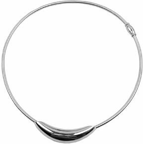 Jude Jewelers Stainless Steel Chain Style Statement Collar Necklace