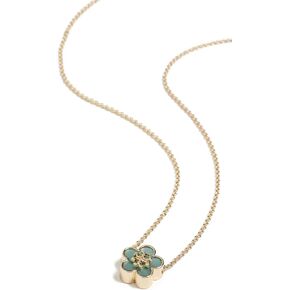 Tory Burch Women's Kira Flower Pendant Necklace