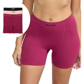 Aeropostale Women's 3-Pack Seamless Boxer Briefs