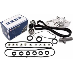 توقيت حزام مجموعة مضخة المياه ث/توتر حشيات Gromsets FIT 1998 1999 2000 2001 2002 2003 2004 لـ Honda Odyssey/Pilot for Acura CL/MDX/TL 3.0L 3.2L 3.5L