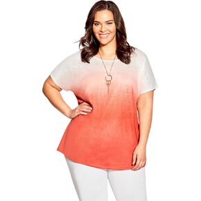 Women's Plus Size Top-Victoria Ombre Necklace