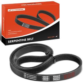 A-Premium Engine Serpentine Drive Belt Compatible with Hyundai Elantra 2003-2012, Tucson 2005-2009, Tiburon 2003-2008 & Kia Soul 2010-2011, Sportage 2005-2010, L4 2.0L