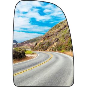 Passenger Right Side Heated Upper Mirror Glass Replacement Fits for 2014-2021 Ram Promaster 1500 2500 3500 for CH1321376