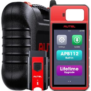 Autel MaxiIM K-M100E Tool, 2025 Auto VIN Scanner Same as K-M100/K-M100X, Lite of IM508S Pro IM608 PRO 2, Built-in APB112, OBD Learning On 99% Car, Scan VIN/License, VCI200, Fréé Updates