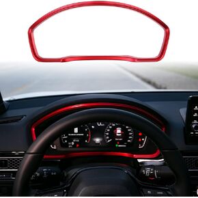 آنذاك لـ 11 Gen Civic Dash Board Trims Cover Dashboard Cover متوافقة مع Honda Civic 2022 2023 2024 2025 -Carbon Fiber Grain