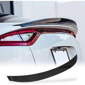 McArcar Kit Stinger Carbon Fiber Trunk Soilder for Kia Stinger 2018-2023 Auto Car الخلفية الغطاء الشفة المفسد Highkick Wing (ألياف الكربون)