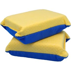 Sponge - Window Cleaner Tool for Car Windshield, Mirrors, Glass - Non-Scratch, Super Absorbent Window Cleaning Sponges - Car Cleaning Supplies 2-Pack - 6 X 4.5 X 2 in