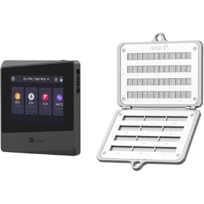محفظة أجهزة MILIPAL TITAN MINI + 316 معدن من الفولاذ المقاوم للصدأ 24 كلمة تشفير عبارة الصلب (2 عنصر)