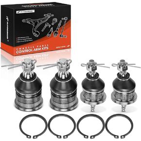 A-Premium Set of 4, Front Upper and Lower Ball Joints Kit, Compatible with Honda Accord 2003-2007 & Acura TSX 2004-2008