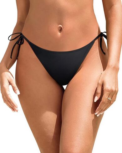 Zmart Women's String Tie Side Bikini Bottoms Cheeky Bathing Suit Bottom Low Waisted Swim Bottom in Saudi Arabia