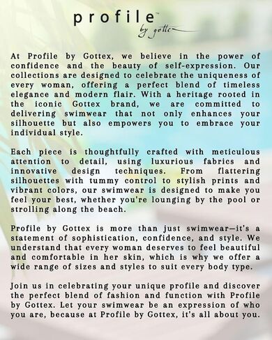 ملف تعريف من قبل Gottex Women's Multi V الرقبة قطعة واحدة للسباحة الاستحمام مع أكواب ناعمة والتحكم في البطن أساسية in Kuwait