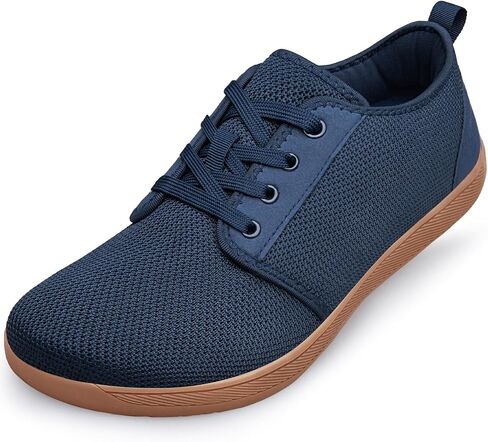 Raoendis Mens Walking Shoes Wide Toe Box Barefoot Shoes Minimalist Zero Drop Shoes Breathable Fashion Sneakers in Saudi Arabia