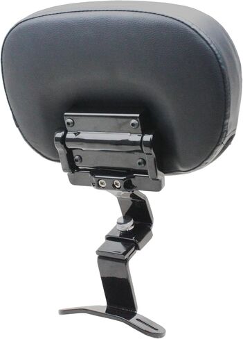 YHMOTO Motorcycle Driver Rider Backrest Pad For Harley Davidson Touring CVO Street Glide Road King Road Glide Electra Glide Ultra Limited models 1997-2022 (Black-White Stitching) in Saudi Arabia