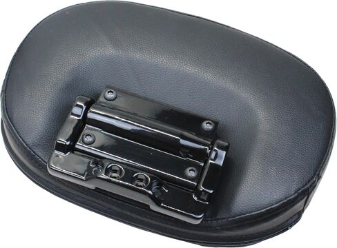 YHMOTO Motorcycle Driver Rider Backrest Pad For Harley Davidson Touring CVO Street Glide Road King Road Glide Electra Glide Ultra Limited models 1997-2022 (Black-White Stitching) in Saudi Arabia