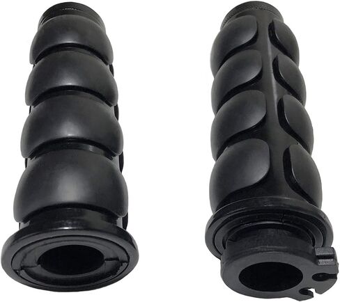 Motorcycle Hand Grips 1" (25mm) Non-slip Hand Grip with Throttle Assist for Harley Yamaha Kawasiki Suzuki Cruisers Motorbikes Choppers,black in Kuwait