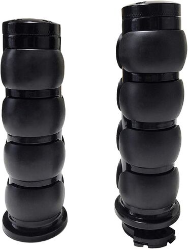Motorcycle Hand Grips 1" (25mm) Non-slip Hand Grip with Throttle Assist for Harley Yamaha Kawasiki Suzuki Cruisers Motorbikes Choppers,black in Kuwait