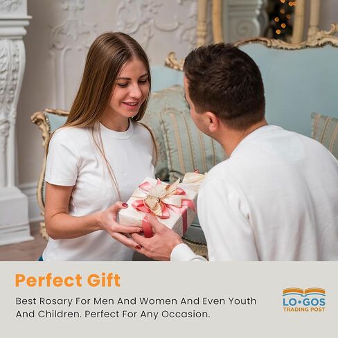 TREE OF LIFE REV. 22:14 Holy Land Olive Wood Catholic Rosary from Israel, Solid Wooden Dangling Cross Pendant, Large Beads, For Men and Women, Housed in Gift Ready Red Velvet Box, Rosario Católico in Kuwait