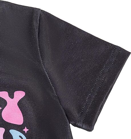 ملابس فتيات صغيرة فتيات الملابس الصيفية رسومات رسومية طباعة قميص وقصيرة 2pcs مجموعة الملابس 2-7T in Kuwait