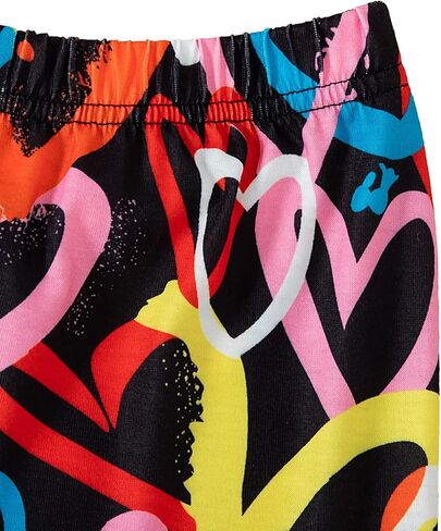 Toddler Girls Clothes Summer Outfits Graphic Letter Print Tee Shirt and Shorts 2Pcs Clothing Set 2-7T in Kuwait