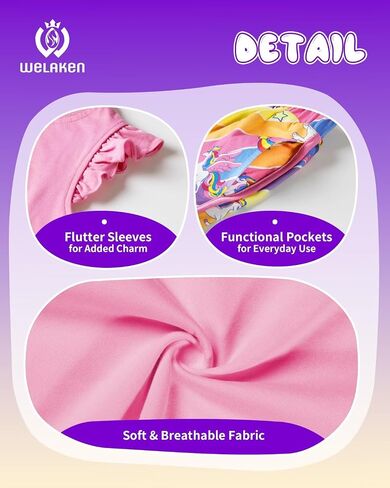 WELAKEN Girls Summer Outfits Cotton Ruffle Top and Shorts Set in Saudi Arabia