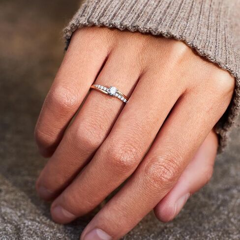 storyjewellery وعد الوعد لها ، Dainty 925 Sterling Silver حلقتين لهجة للنساء ، هدايا فريدة من نوعها للنساء in Saudi Arabia