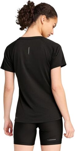 PUMA Womens Run Favorites Velocity Crew Neck Short Sleeve Athletic Running Casual Tops - Green in Saudi Arabia