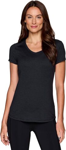 قميص RBX تشغيل للنساء ، زبدة قصيرة الأكمام ناعمة لئي in Kuwait